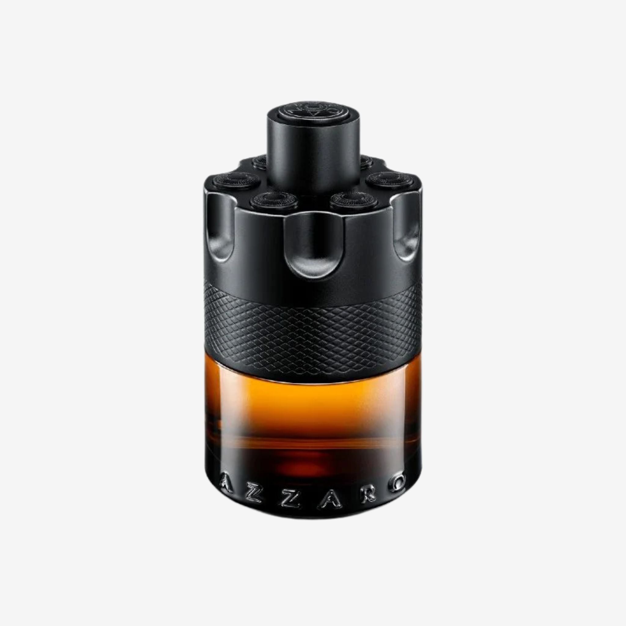 Azzaro The Most Wanted Parfum all-black bottle. Intense red ginger and bourbon vanilla fragrance. Best long lasting original perfume for men price in Pakistan.