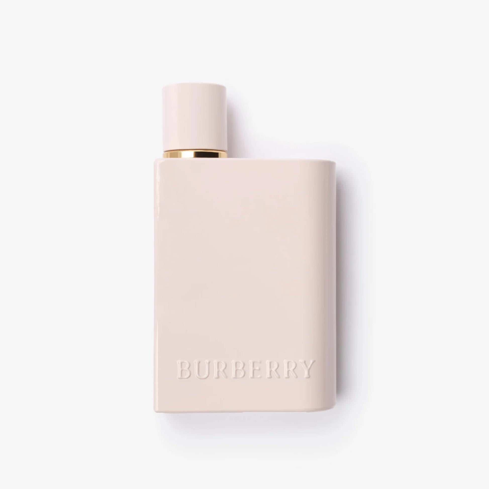 Burberry Her EDP Intense perfume bottle on a white background