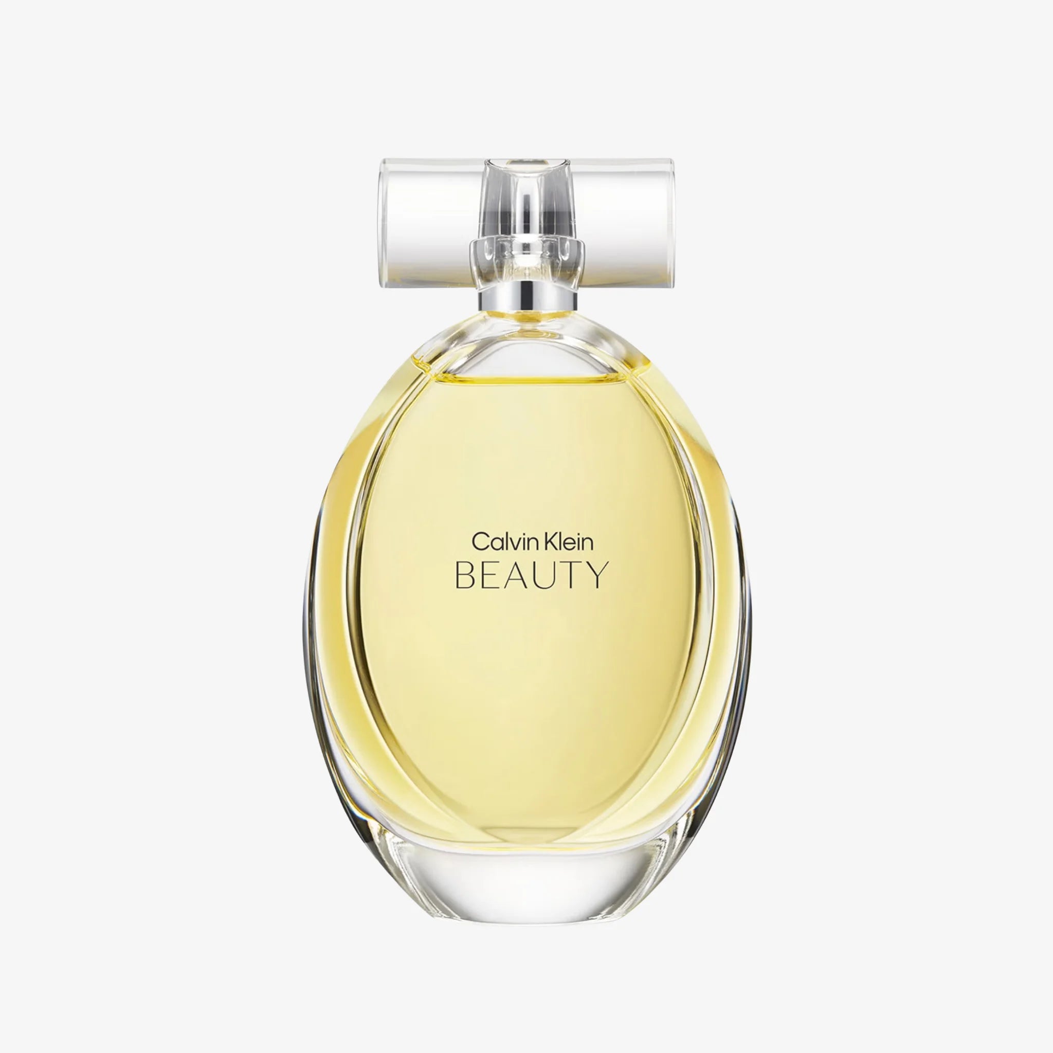 Calvin Klein Beauty perfume bottle on a white background