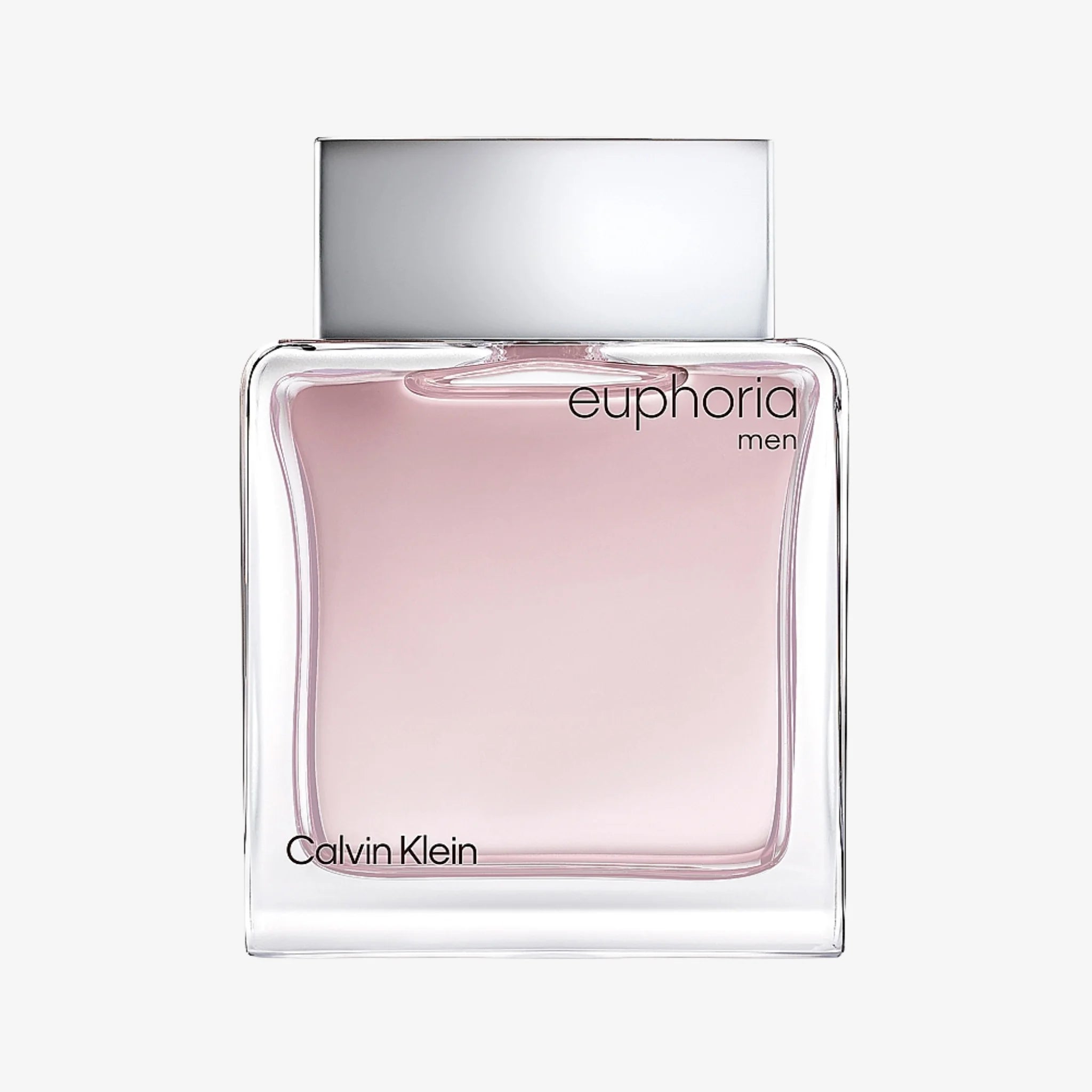 Calvin Klein Euphoria men's perfume bottle on a white background