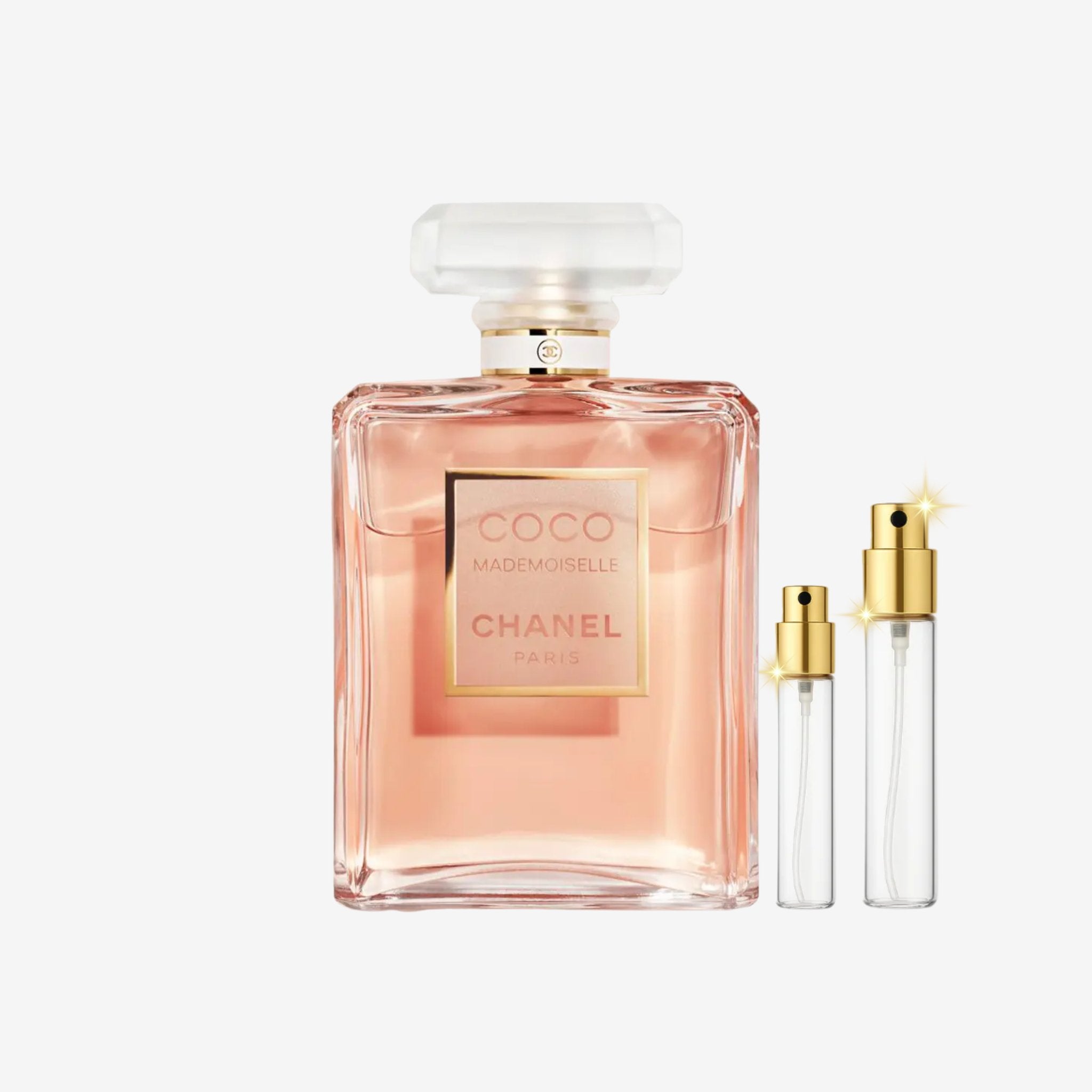Chanel Coco Mademoiselle EDP decant bottles of original long lasting perfume for women, 5ml 10ml 20ml sizes in Pakistan