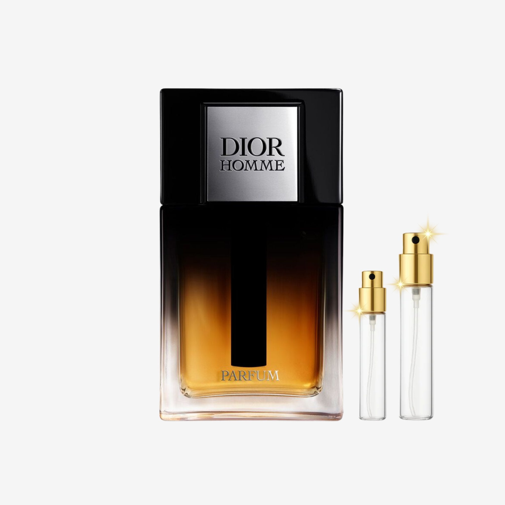Dior Homme Parfum 2025 decant bottles of original long lasting perfume for men, 5ml 10ml 20ml sizes in Pakistan