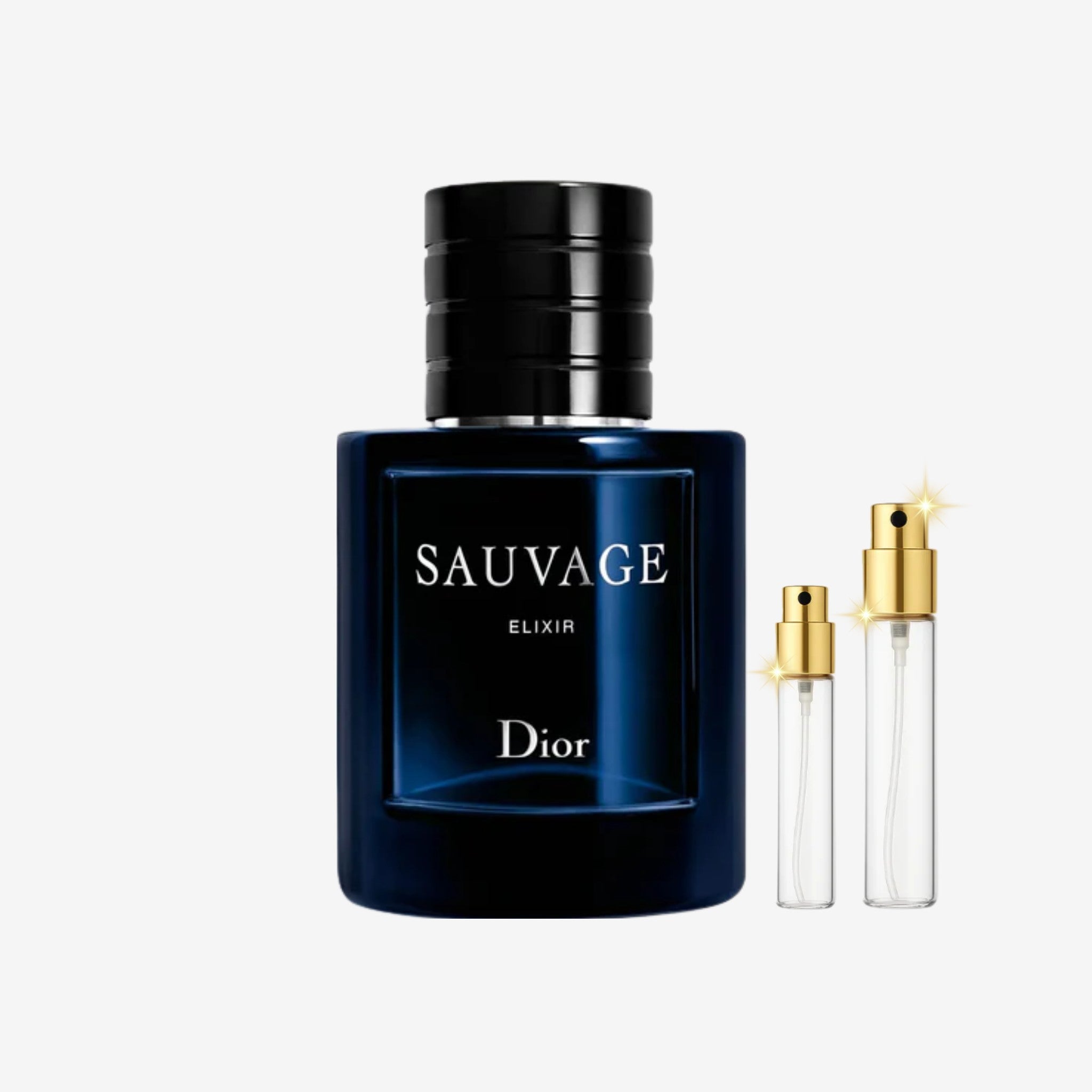 Dior Sauvage Elixir decant bottles of original long lasting perfume for men, 5ml 10ml 20ml sizes available in Pakistan