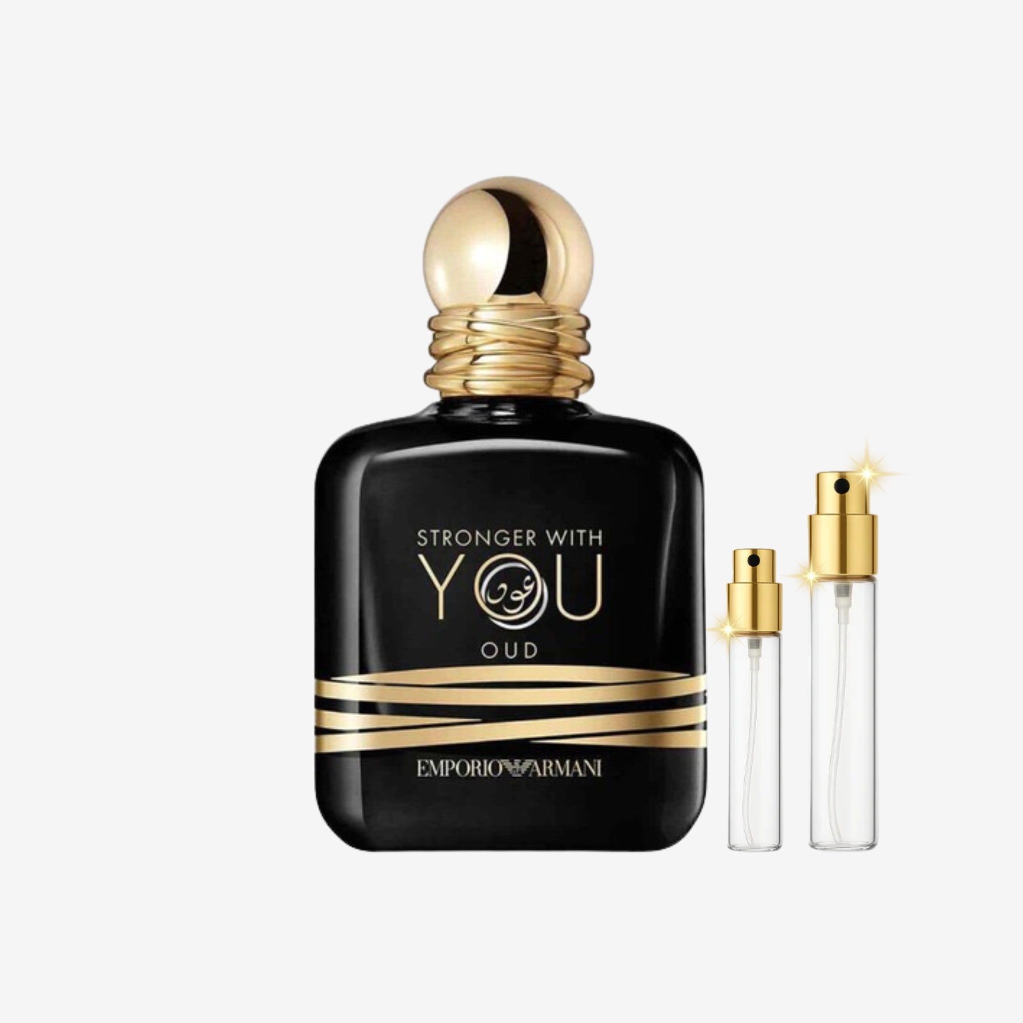 Emporio Armani Stronger With You Oud decant bottles of original long lasting perfume for men, 5ml 10ml 20ml sizes in Pakistan