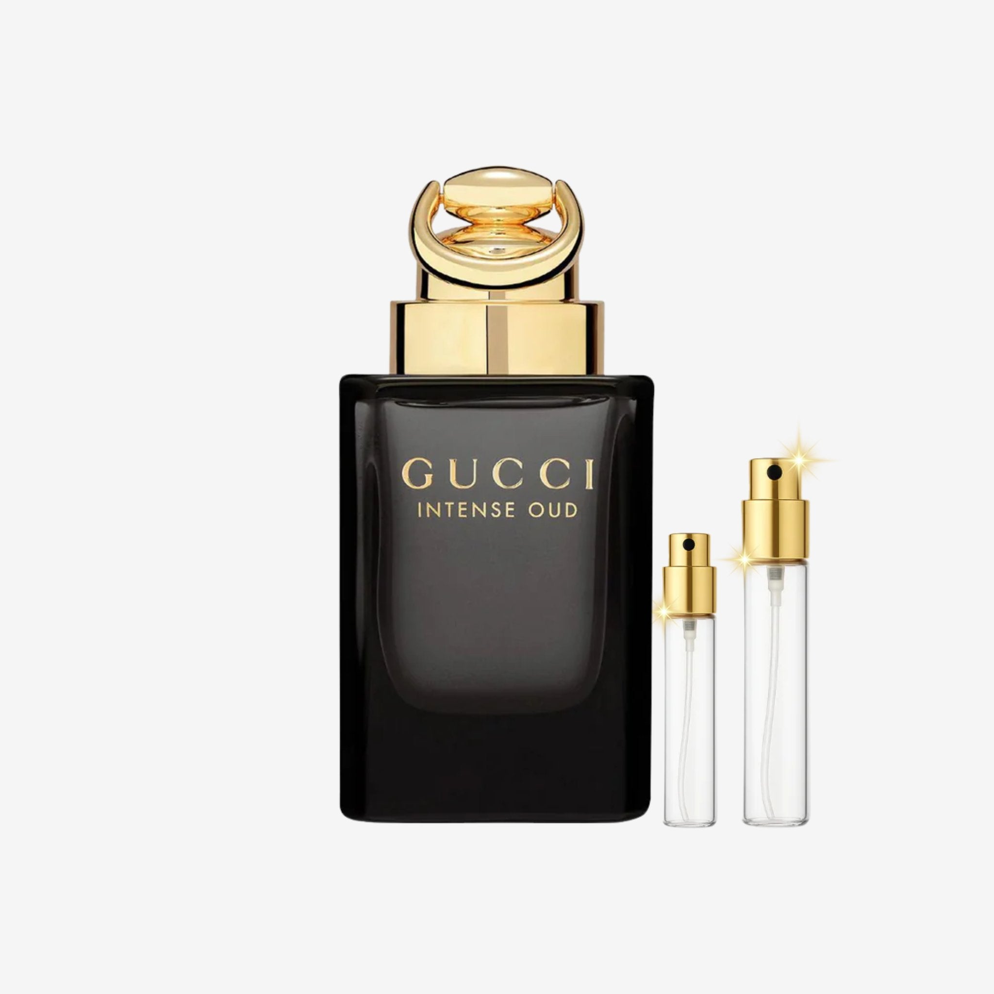 Gucci Intense Oud EDP decant bottles of original long lasting unisex perfume, 5ml 10ml 20ml sizes in Pakistan