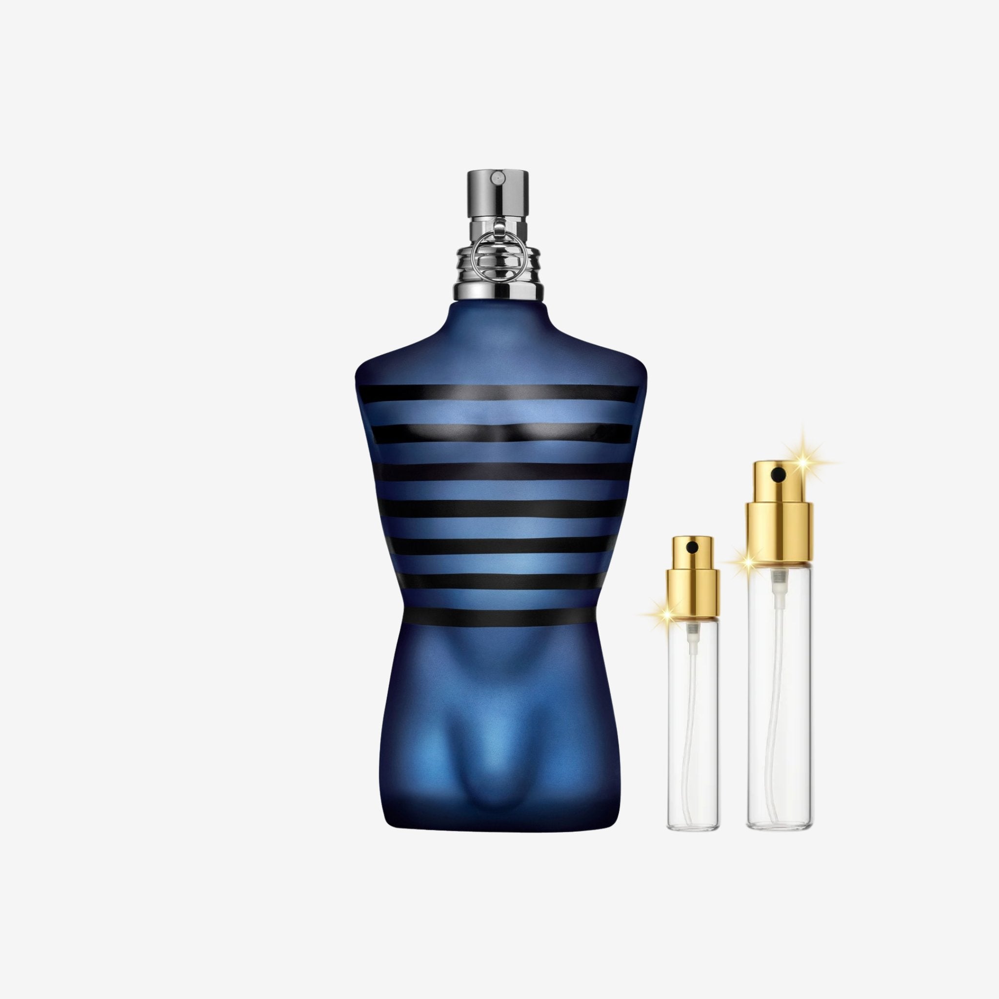 Jean Paul Gaultier Ultra Male EDT decant bottles of original long lasting perfume for men, 5ml 10ml 20ml sizes in Pakistan
