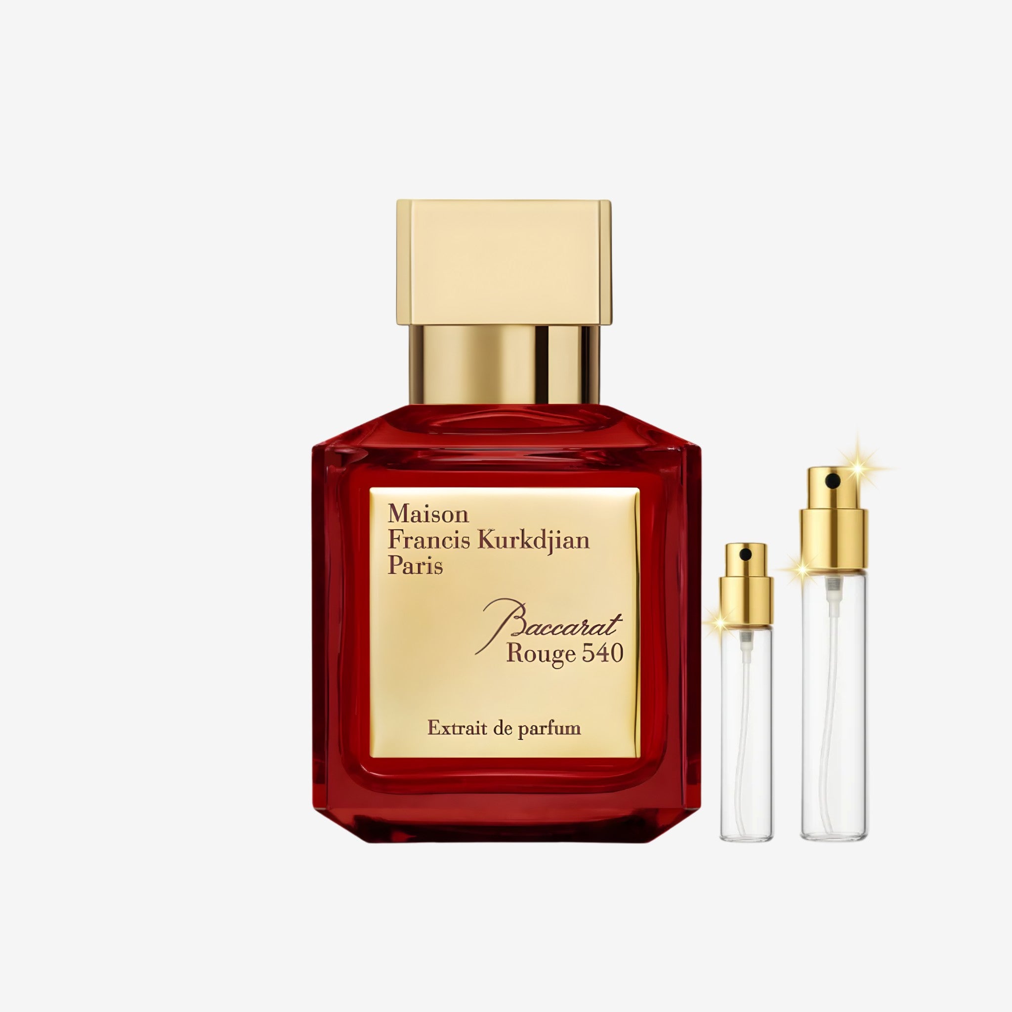 Maison Francis Kurkdjian Baccarat Rouge 540 Extrait decant bottles of original long lasting unisex perfume, 5ml 10ml 20ml sizes in Pakistan