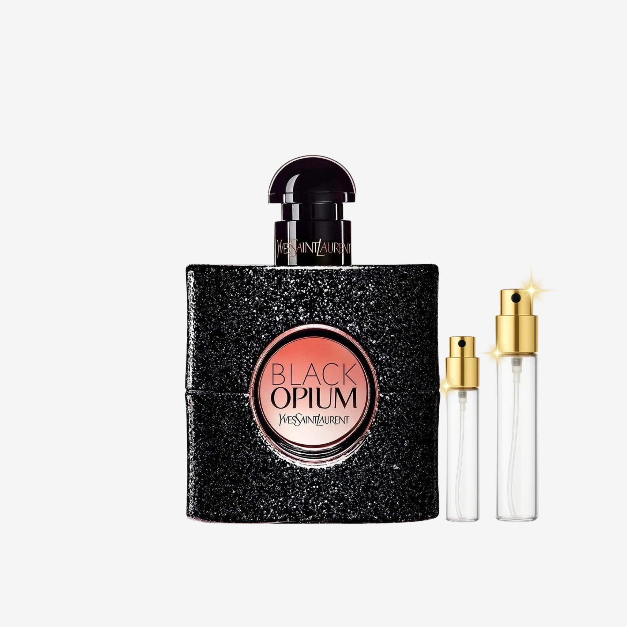YSL Black Opium EDP decant bottles of original long lasting perfume for women, 5ml 10ml 20ml sizes in Pakistan