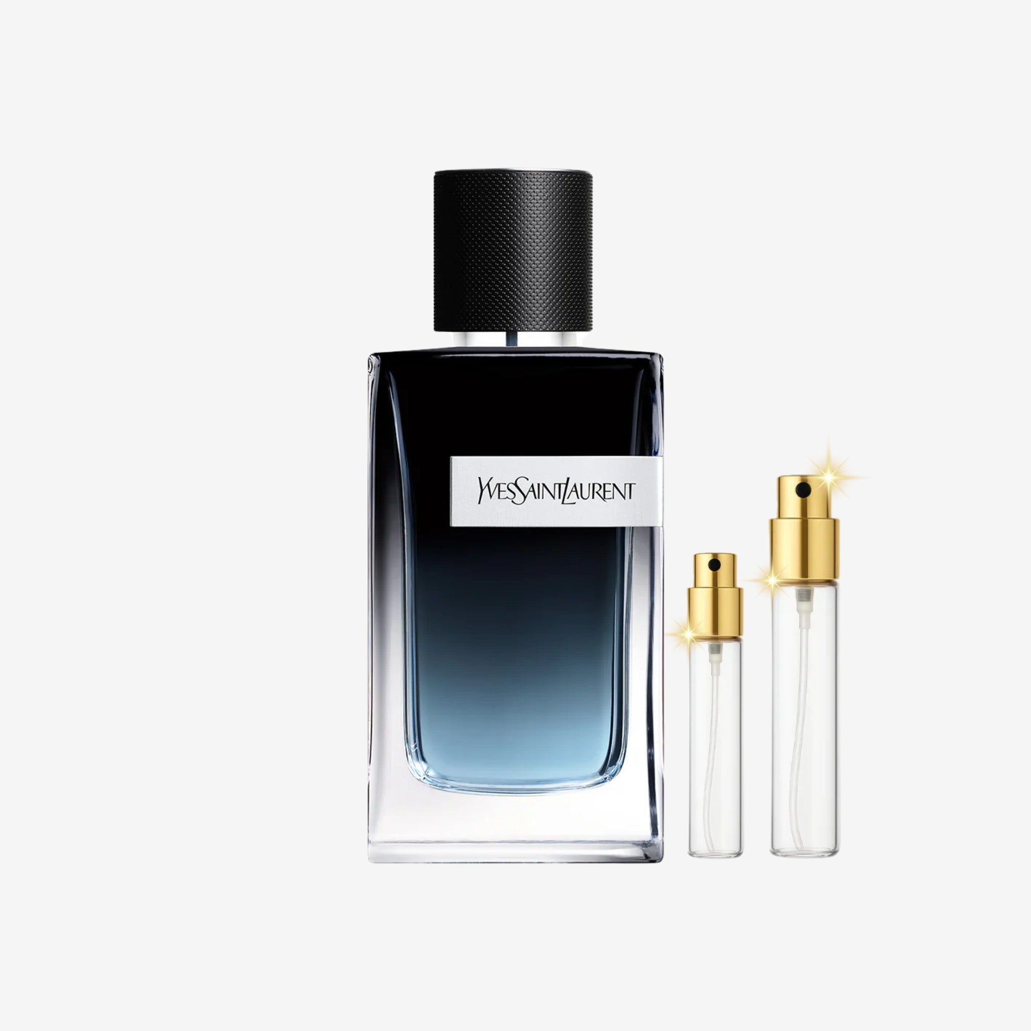 YSL Y EDP decant bottles of original long lasting perfume for men, 5ml 10ml 20ml sizes in Pakistan